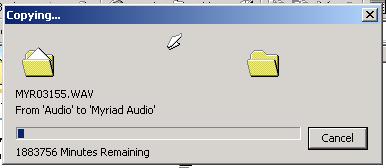 Typisch für Windows 98, seine schnellen Ladevorgänge!