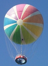 Das Logo des Senders, ein Ballon der gen Himmel fährt. Ein Zeichen?