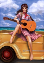 Guitar Girl by agentscarlet.jpg