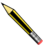 Bleistiftt schwarz gelb.svg