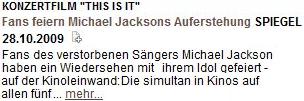Michael Jackson Nachricht Presse.JPG