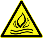 Feuerwasser-Warnzeichen