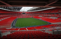 Das Wembleystadion - Heimat des englischen Fußballs.
