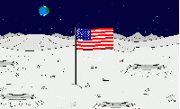 Amerikanische Flagge auf dem Mond.gif