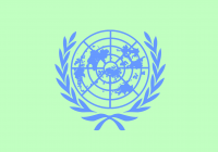 Flagge des Weltsicherheitsrates